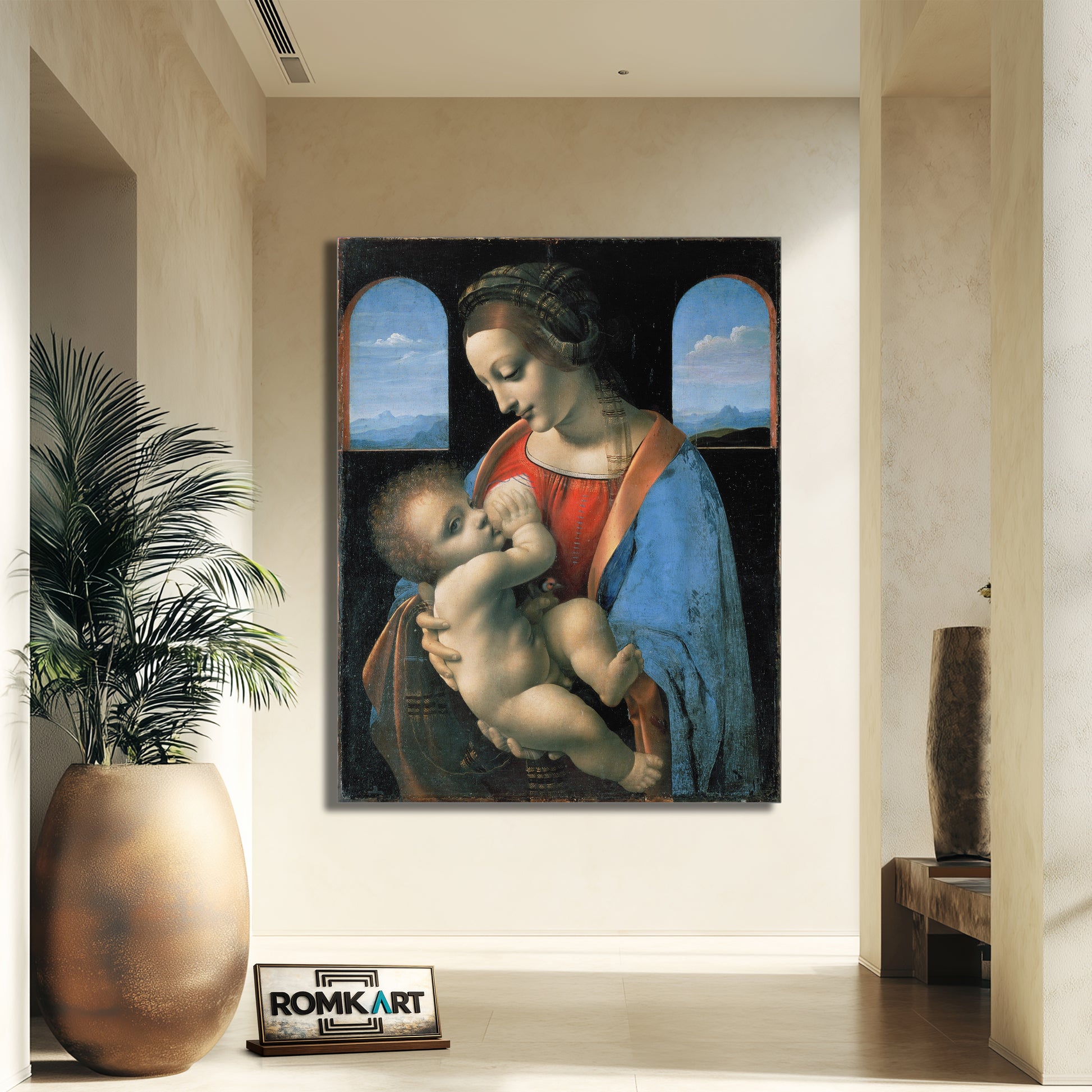Leonardo Da Vinci Madonna Litta 1490 – Reproduction