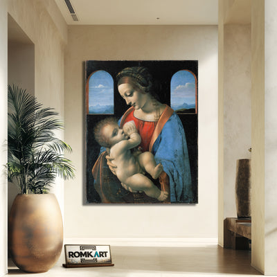 Leonardo Da Vinci Madonna Litta 1490 – Reproduction