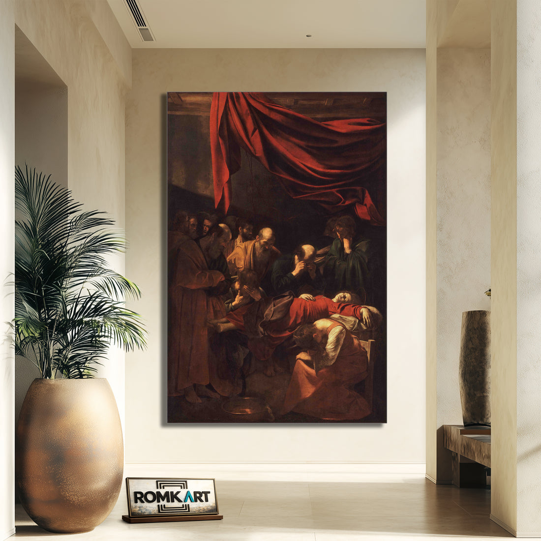 Caravaggio Death Of The Virgin 1606 Louvre – Reproduction