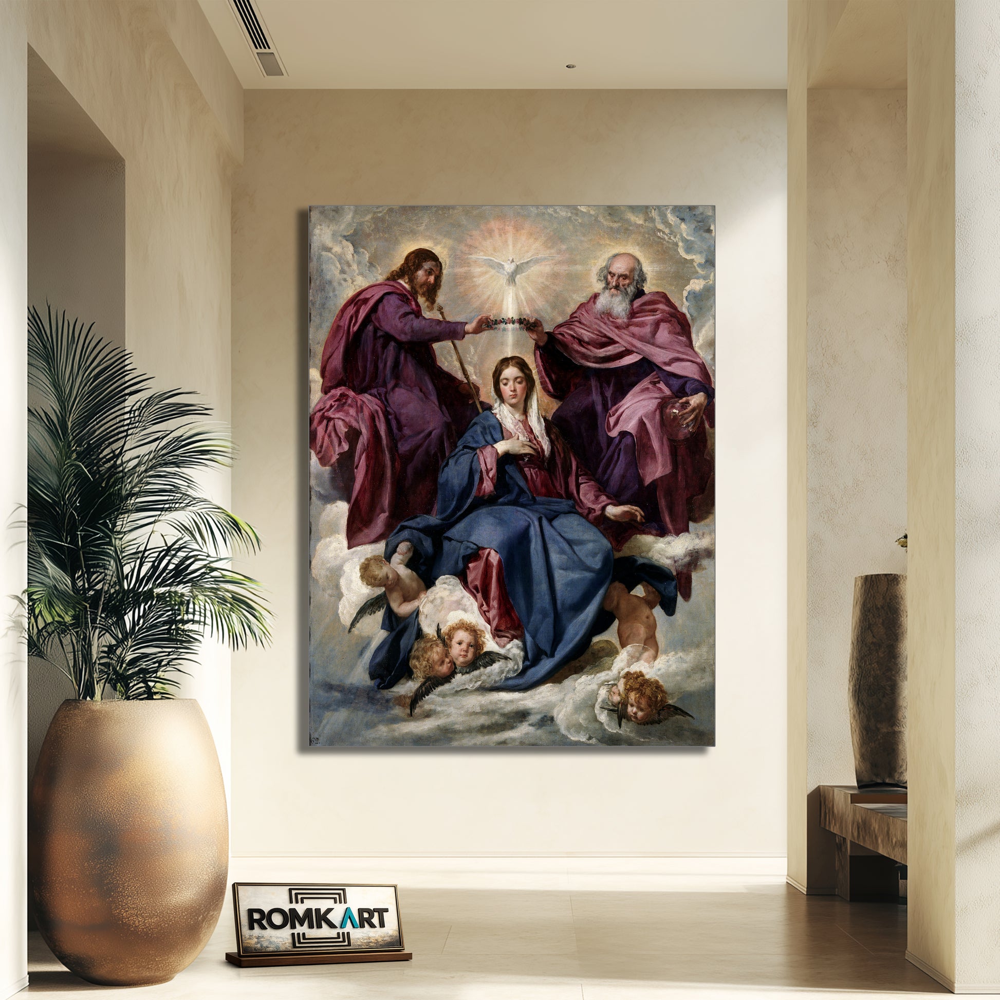 Diego Velazquez The Coronation Of The Virgin 1641-1644 – Reproduction