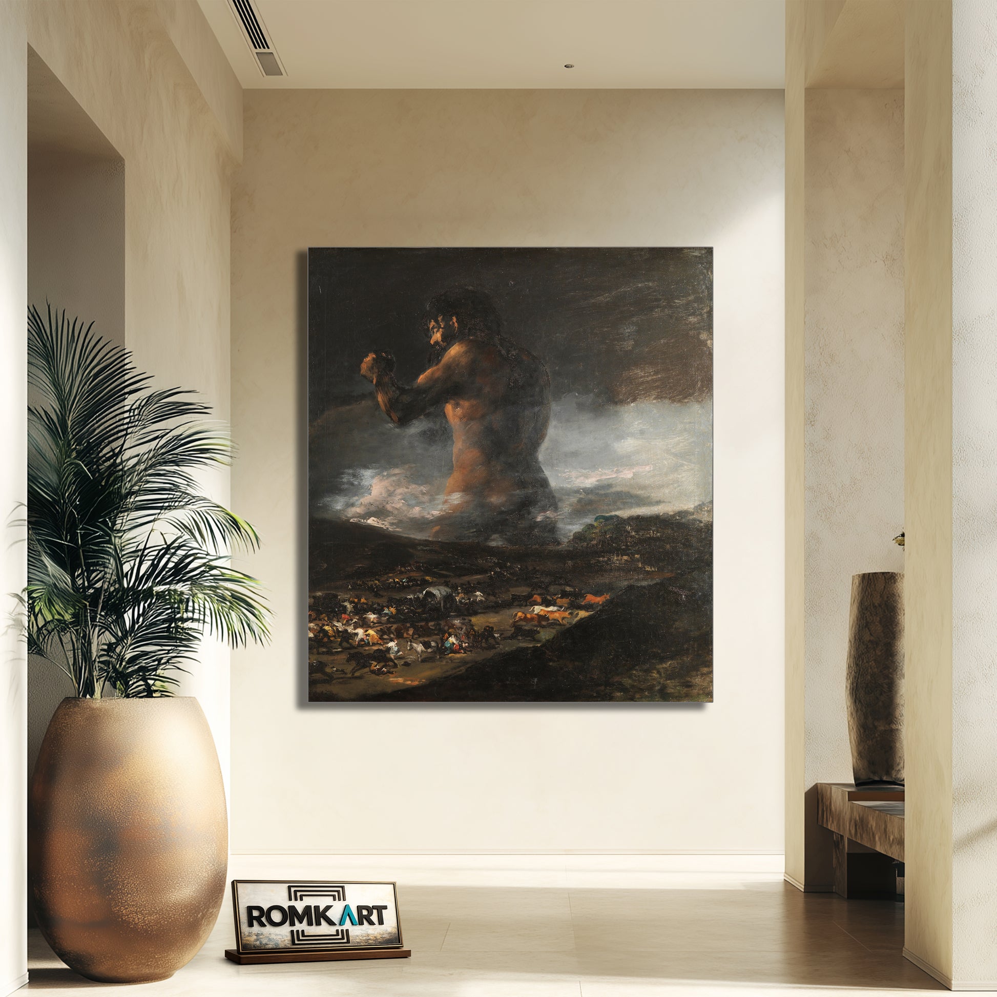 Francisco De Goya The Colossus 1808 – Reproduction