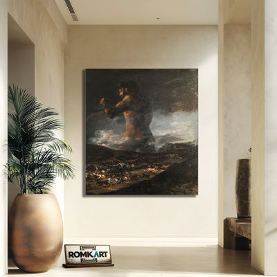 Francisco De Goya The Colossus 1808 – Reproduction