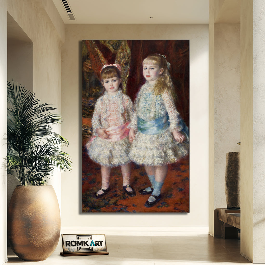 Pierre-auguste Renoir Pink And Blue 1881 – Reproduction