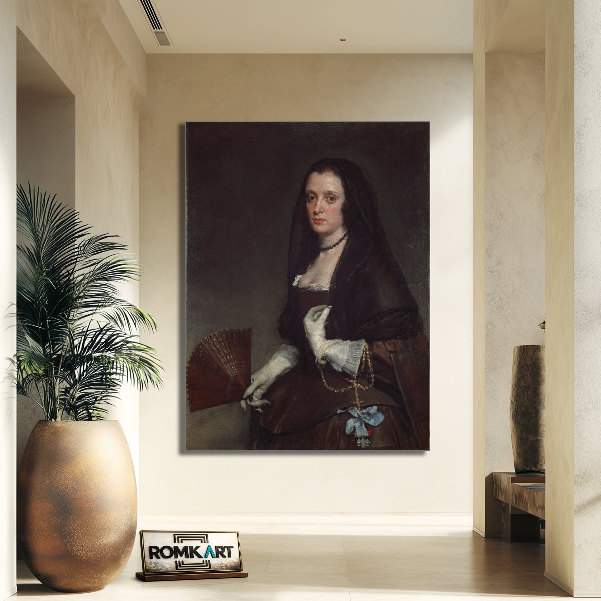 Diego Velazquez The Lady With A Fan 1638 – Reproduction