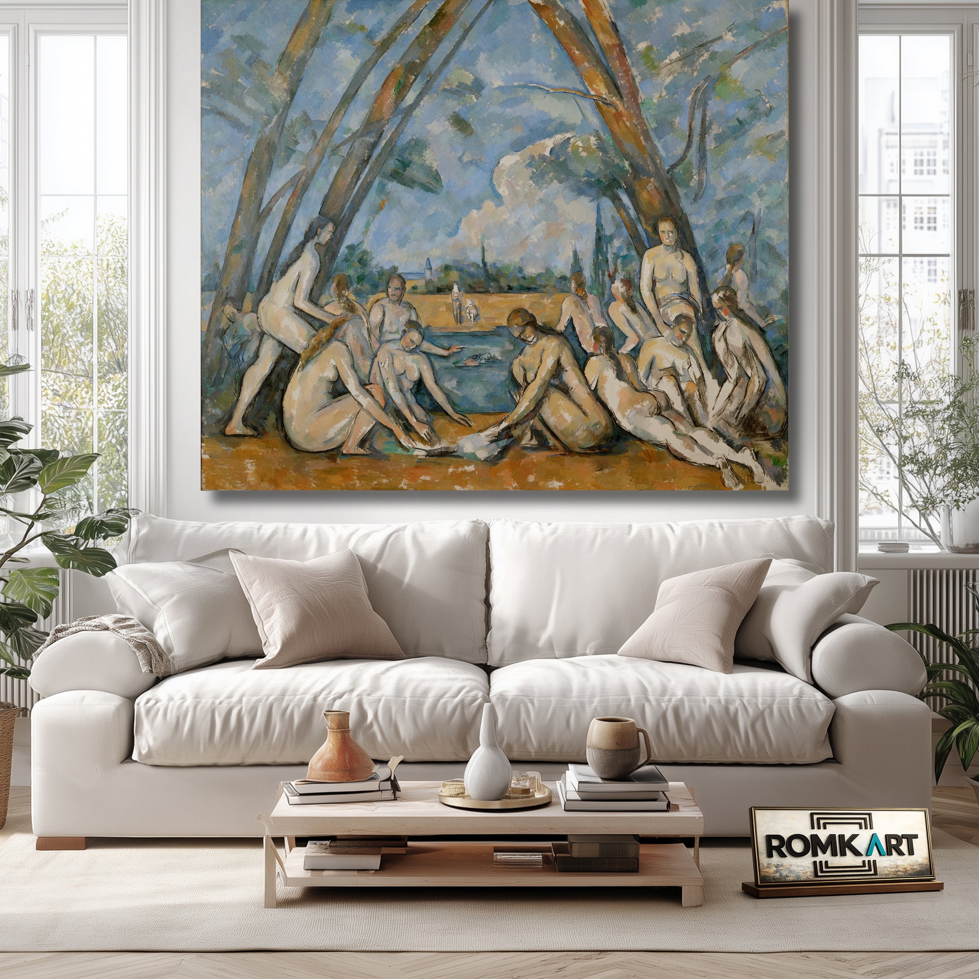 Paul Cezanne The Large Bathers 1906 – Reproduction