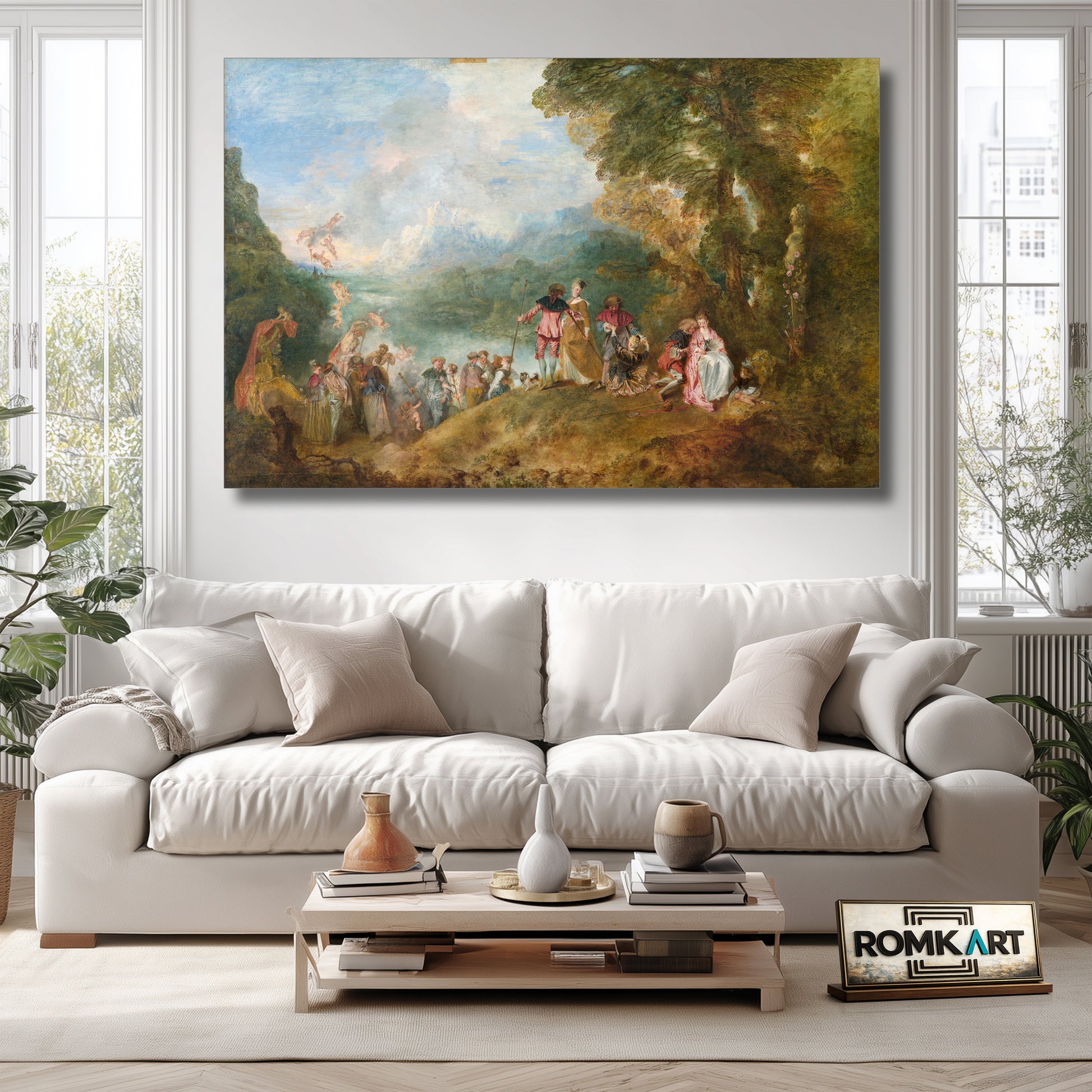 Jean-antoine Watteau The Embarkation For Cythera – Reproduction