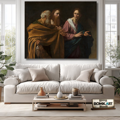 Caravaggio The Calling Of Saints Peter And Andrew – Reproduction
