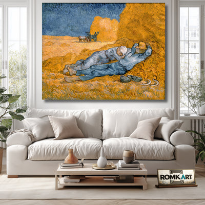 Vincent Van Gogh Noon Rest From Work - After Millet – Reproduction