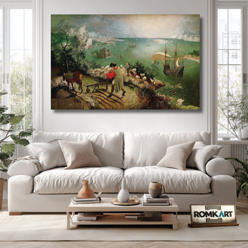 Pieter Bruegel The Elder Landscape With The Fall Of Icarus 1560 – Reproduction