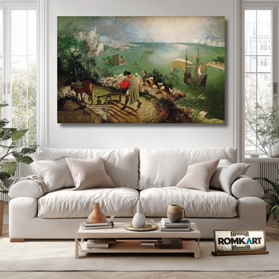 Pieter Bruegel The Elder Landscape With The Fall Of Icarus 1560 – Reproduction