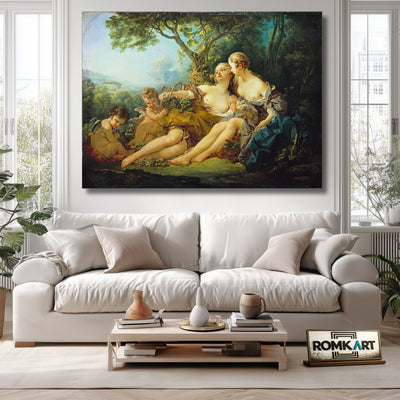 Francois Boucher Bacchus And Erigone 1745 – Reproduction