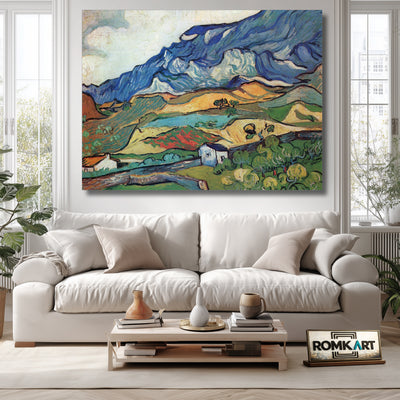 Vincent Van Gogh Les Alpilles Mountain Landscape At Saint-rmy 1989 – Reproduction