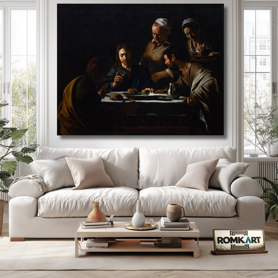 Caravaggio Supper At Emmaus Milan 1606 – Reproduction