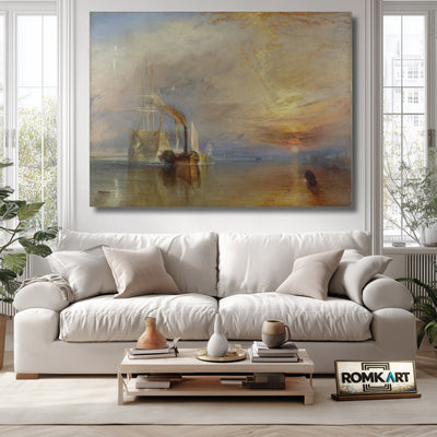William Turner The Fighting Temeraire 1839 – Reproduction