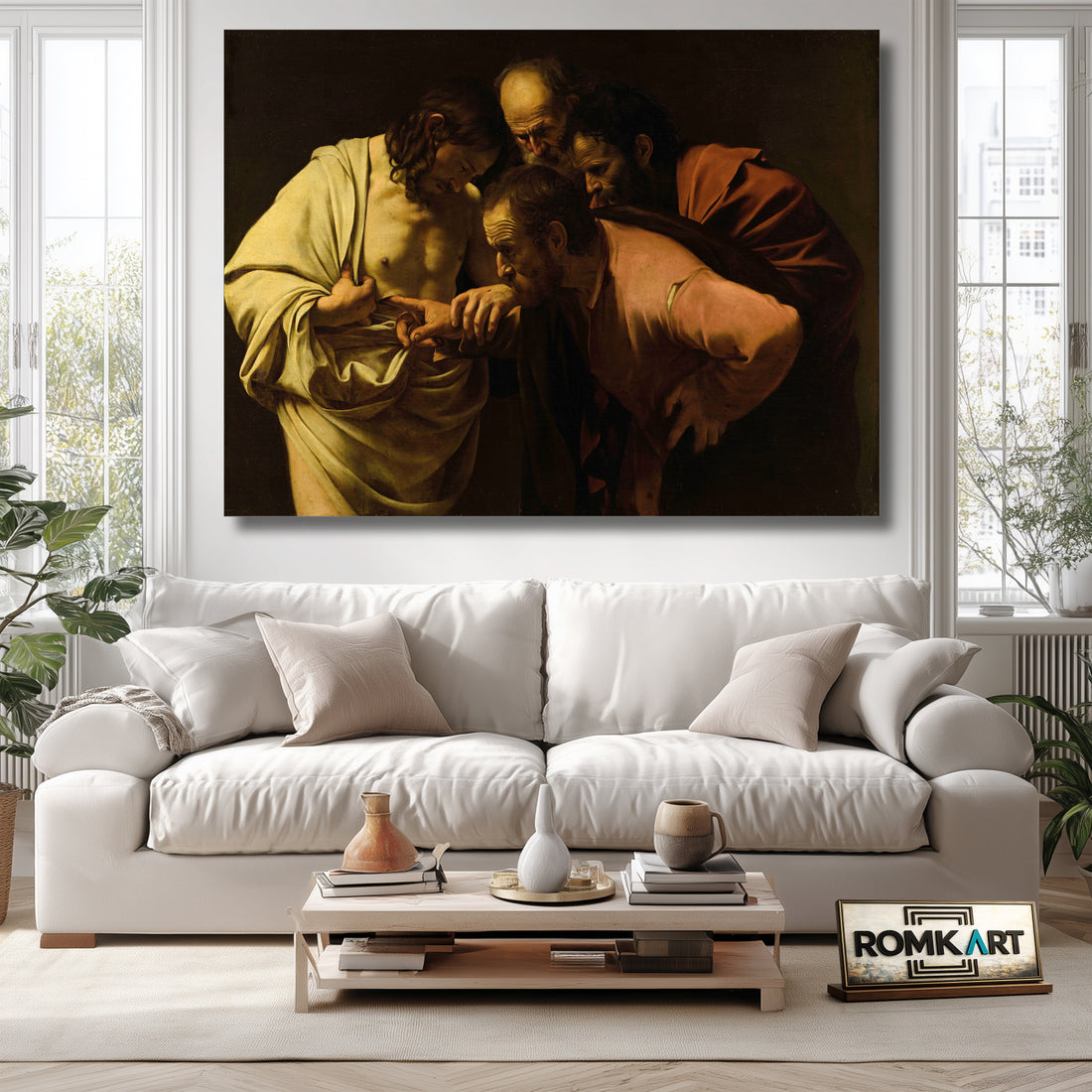 Caravaggio The Incredulity Of Saint Thomas – Reproduction