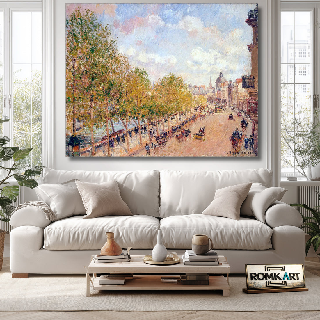 Camille Pissarro Quai Malaquais Sunny Afternoon 1903 – Reproduction