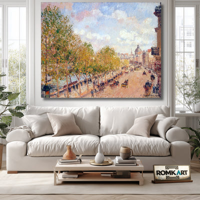 Camille Pissarro Quai Malaquais Sunny Afternoon 1903 – Reproduction