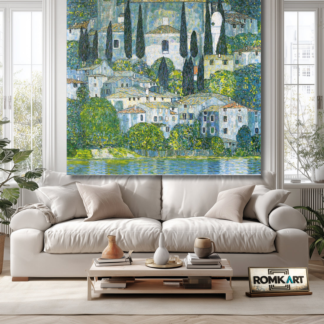 Gustav Klimt Church In Cassone 1913 – Reproduction