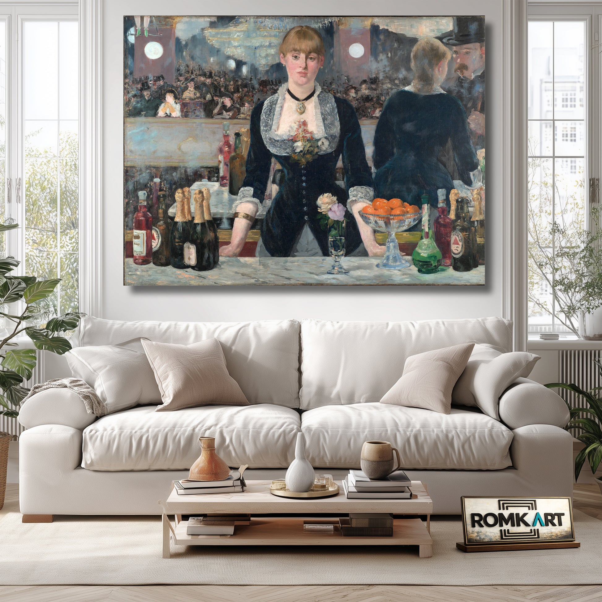 Edouard Manet A Bar At The Folies-bergere 1882 – Reproduction