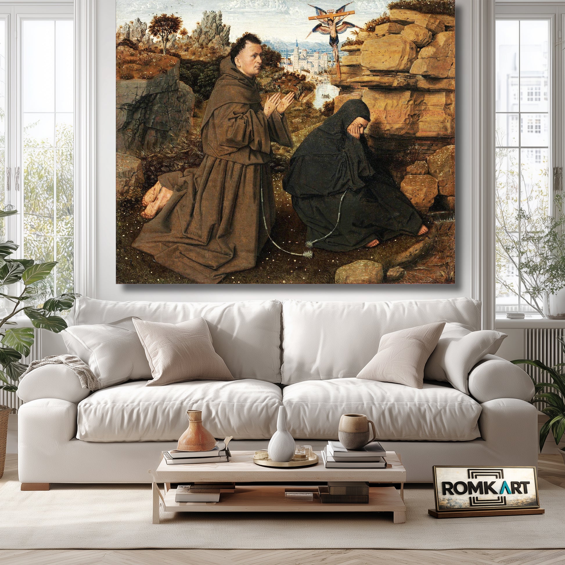 Jan Van Eyck Saint Francis Of Assisi Receiving The Stigmata 1430-1432 – Reproduction
