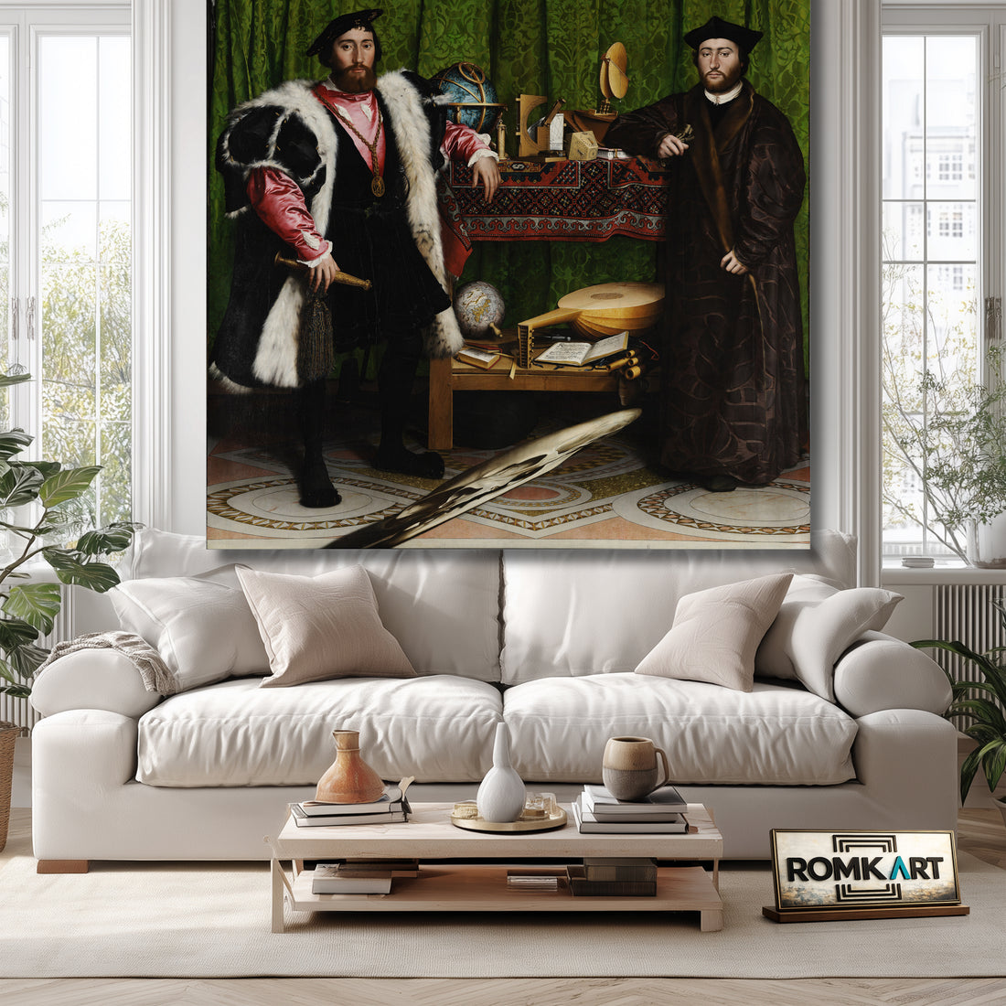 Hans Holbein The Younger The Ambassadors 1553 – Reproduction