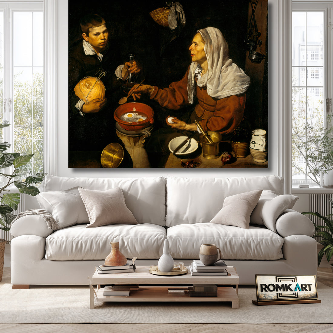 Diego Velazquez Old Woman Cooking Eggs 1618 – Reproduction