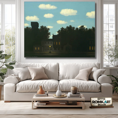 Rene Magritte The Empire of Light II (1950) – Reproduction