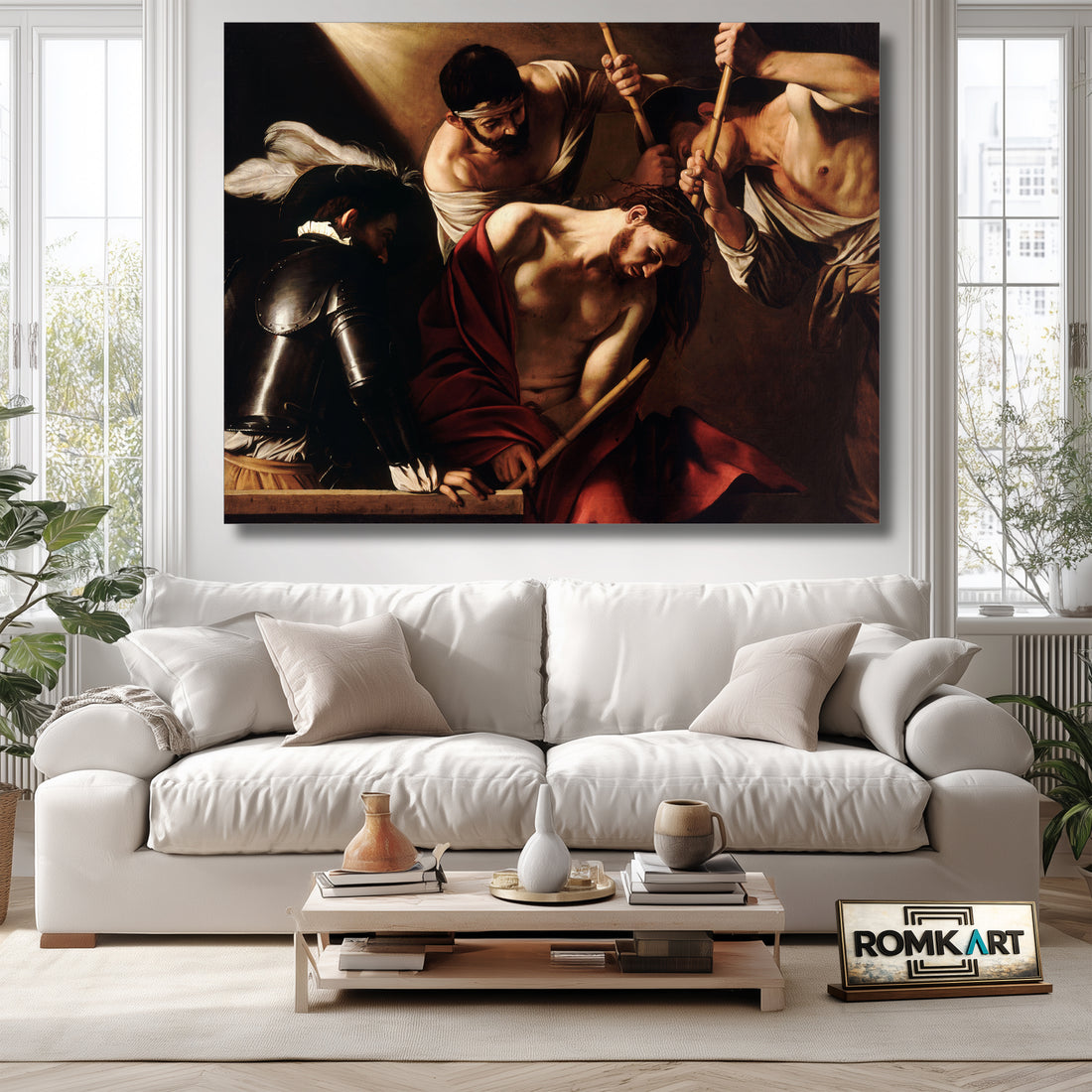 Caravaggio The Crowning With Thorns 1602 – Reproduction