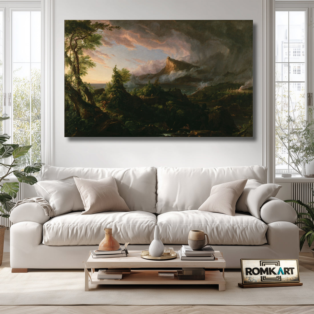 Thomas Cole The Course Of Empire The Savage State 1836 – Reproduction