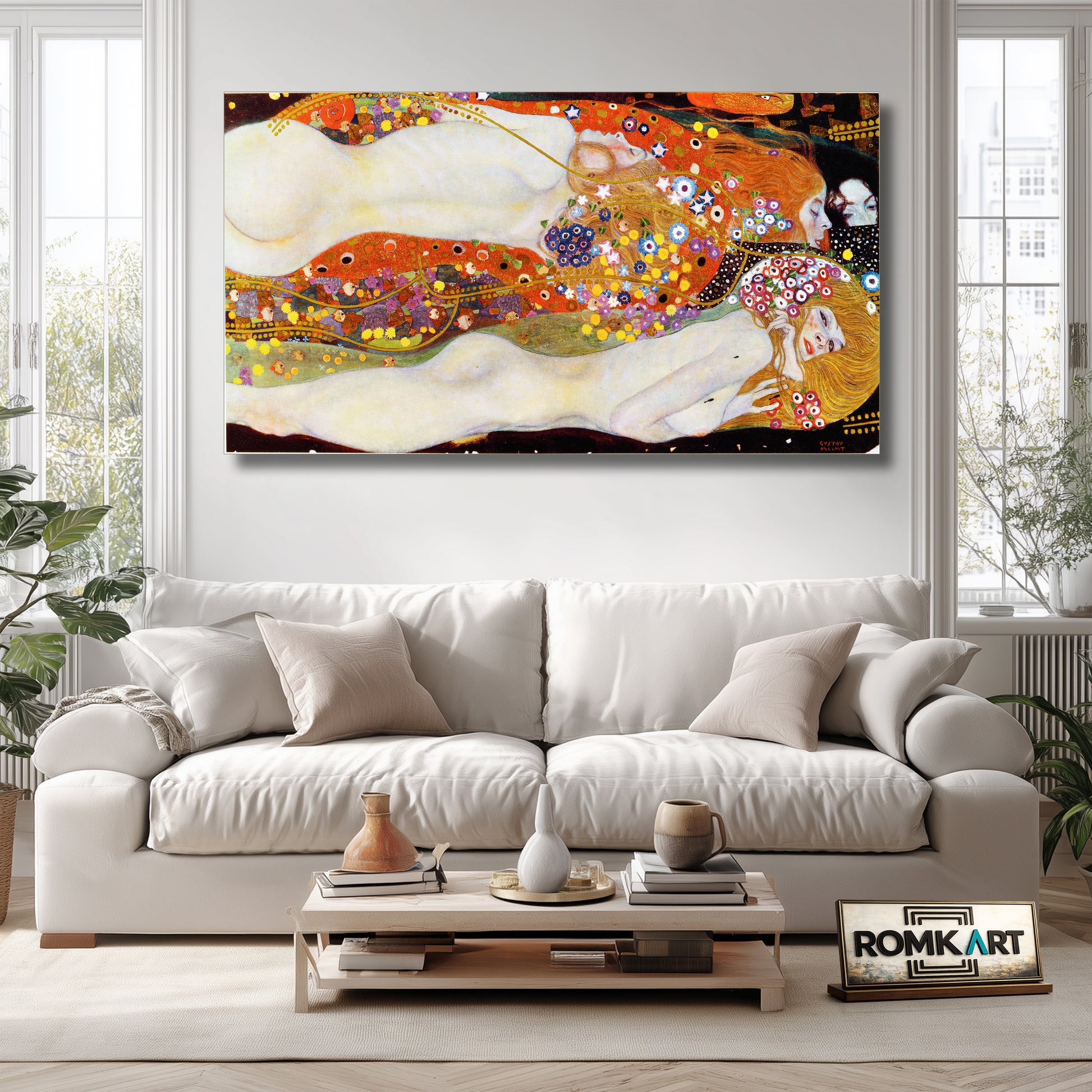 Gustav Klimt Water Serpents II – Reproduction