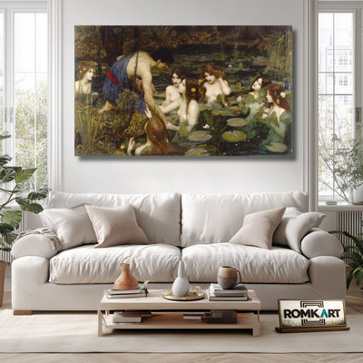 John William Waterhouse Hylas And The Nymphs 1896 – Reproduction