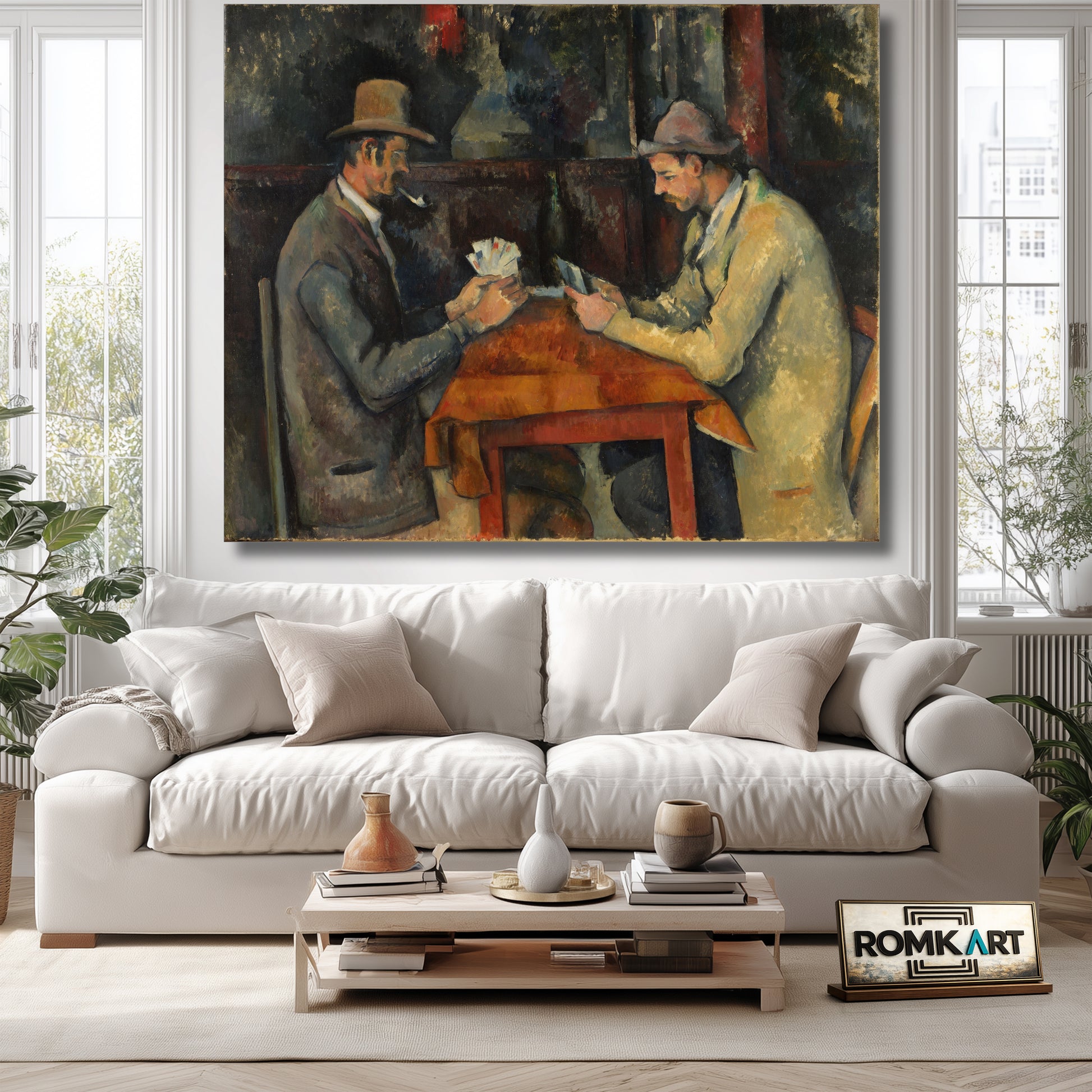 Paul Cezanne The Card Players 1892 - 1895 – Reproduction