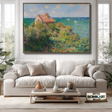 Claude Monet Fisherman Cottage On The Cliffs At Varengeville – Reproduction