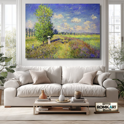 Claude Monet Summer Poppy Field 1875 – Reproduction