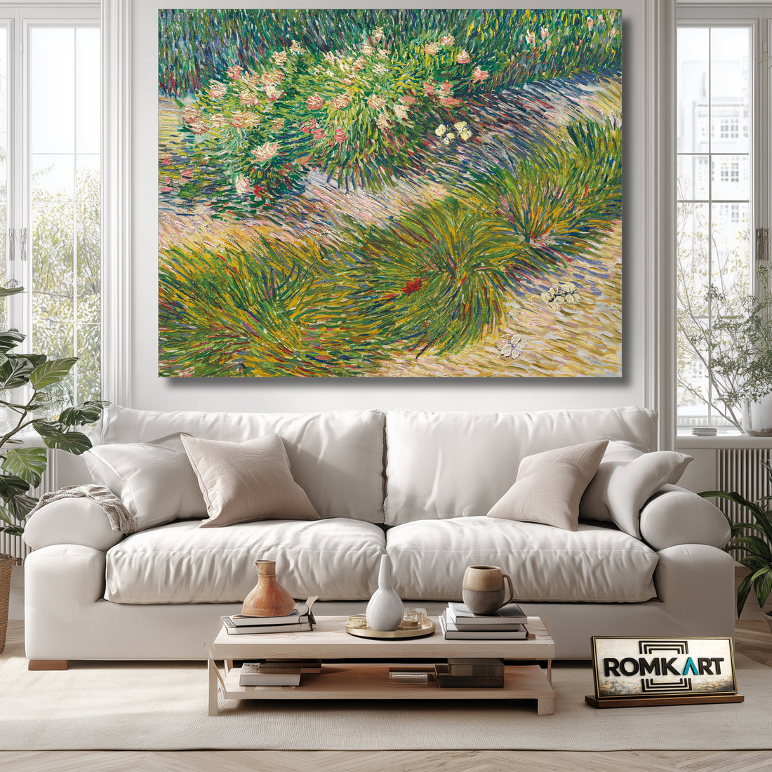 Vincent Van Gogh Coin De Jardin Avec Papillons 1887 – Reproduction