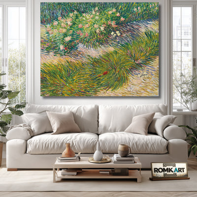 Vincent Van Gogh Coin De Jardin Avec Papillons 1887 – Reproduction