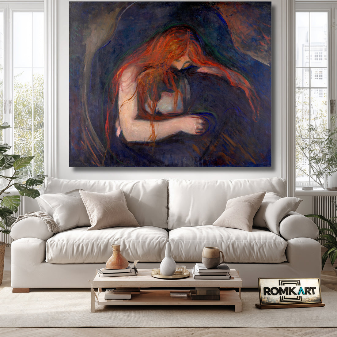 Edvard Munch Love And Pain 1893 – Reproduction
