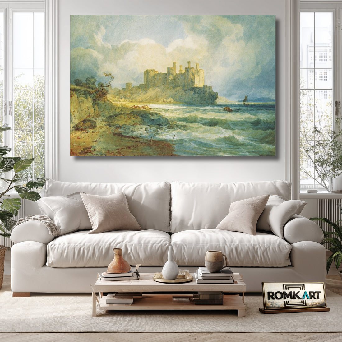 William Turner Conway Castle North Wales 1798 – Reproduction