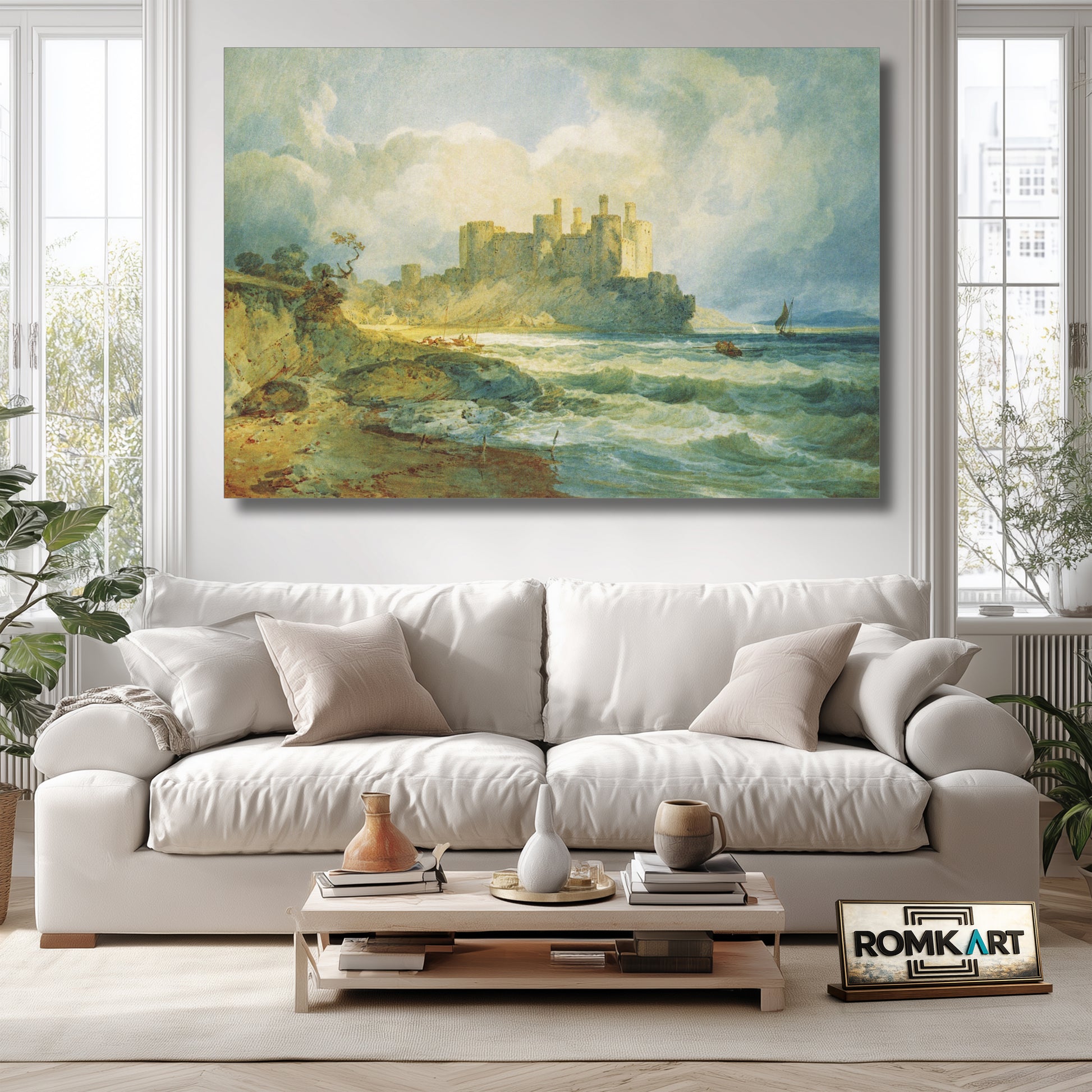 William Turner Conway Castle North Wales 1798 – Reproduction