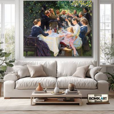 Peder Severin Kroyer Hip Hip Hurra – Reproduction