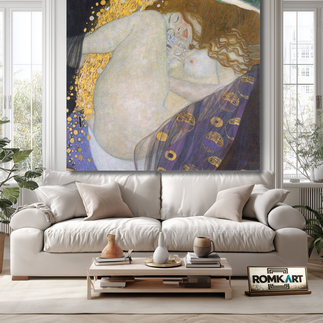 Gustav Klimt Danae – Reproduction