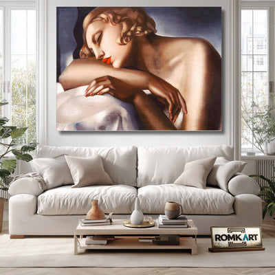 Tamara De Lempicka La Dormeuse 1930 Portraits Of Aristocrats And The Wealthy – Reproduction