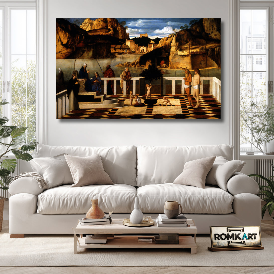 Giovanni Bellini Allegoria Sacra 1490-1499 – Reproduction