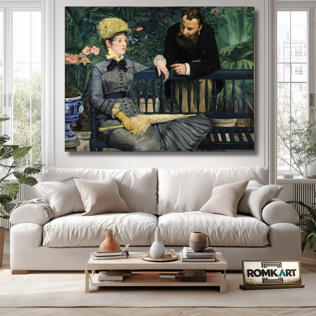 Edouard Manet In The Conservatory 1878 – Reproduction