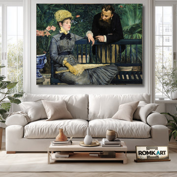 Edouard Manet In The Conservatory 1878 – Reproduction