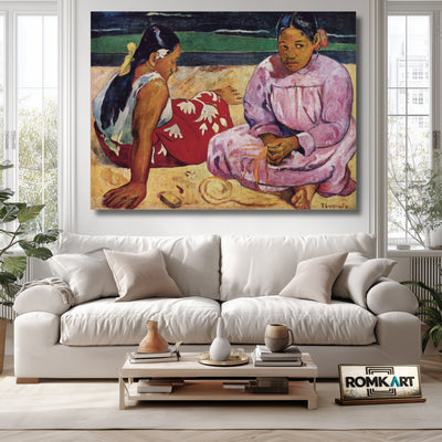 Paul Gauguin Tahitian Women On The Beach 1891 – Reproduction