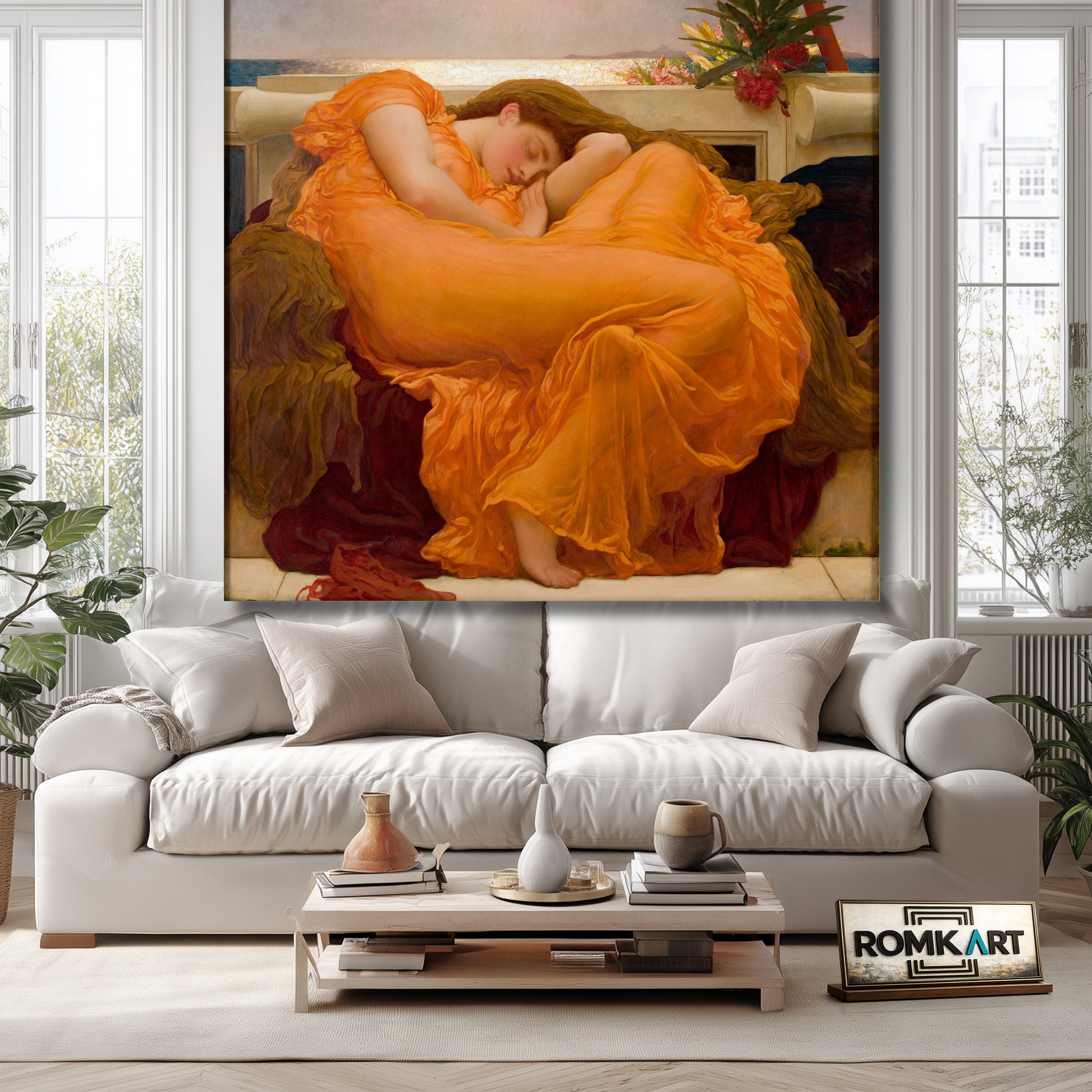 Frederic Leighton Flaming June 1895 – Reproduction
