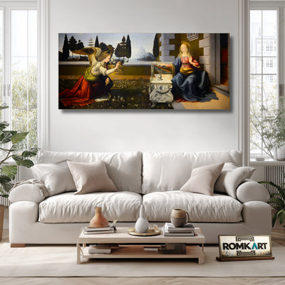 Leonardo Da Vinci The Annunciation 1475 – Reproduction