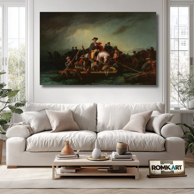 George Caleb Bingham Washington Crossing The Delaware 1856 – Reproduction
