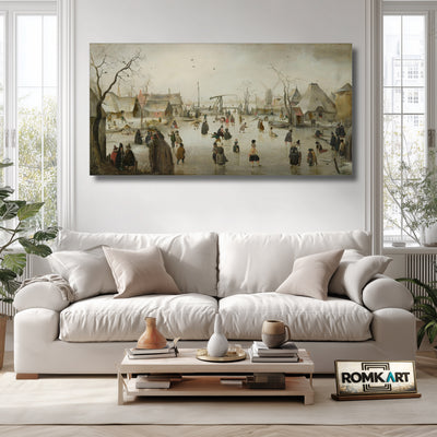 Hendrick Avercamp The Pleasures of Winter 1610 – Reproduction
